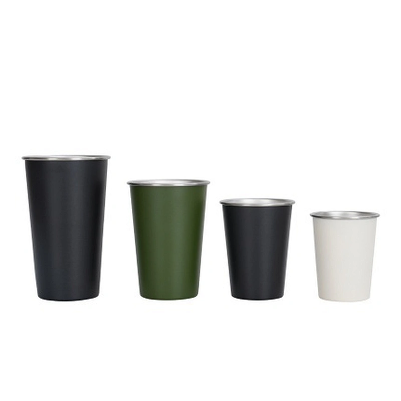 260 ml 350 ml 500 ml 700 ml single wall stainless steel beer,tea, coffee cups